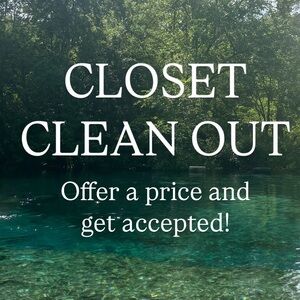 Closet Clean Out - Make an Offer